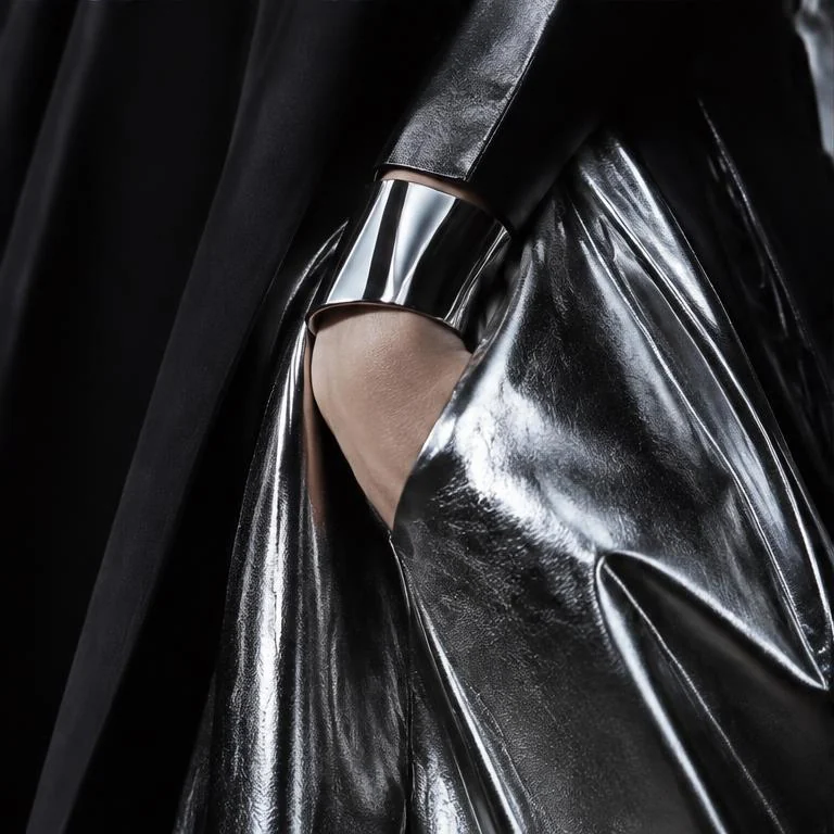 Flytande silvertextil